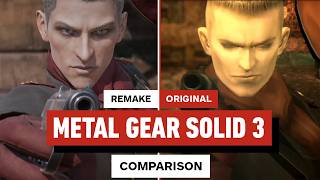 Metal Gear Solid Delta  SideBySide Graphics Comparison [upl. by Tamqrah]