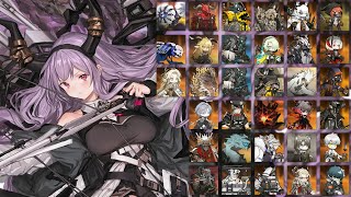 Arknights Typhon VS Every BOSS [upl. by Mundford]