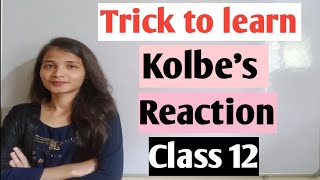 Trick to learn kolbes reaction organic chemistry Alcoholphenolether [upl. by Narot]