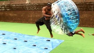 SLIP AND SLIDE MOUSETRAP DEATHBALL CHALLENGE wTGFBRO [upl. by Medrek409]