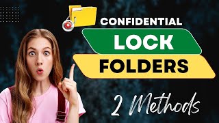 How to Password Lock Folders or Files in Windows 11 10 8 7 [upl. by Theadora802]