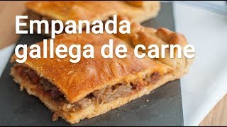 Cómo hacer una empanada gallega de carne [upl. by Bundy]