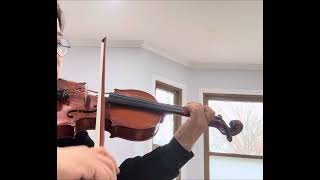 Violin Suzuki book 2 Humoresque slow tempo with metronome [upl. by Mages718]