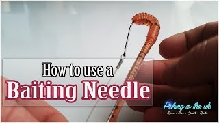 how to use a baiting needle  sea fishing [upl. by Jefferson332]