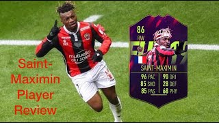 FIFA 19  SAINT MAXIMIN FUTURE STAR 86  PLAYER REVIEW FR [upl. by Desberg]