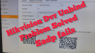 HOW TO UNBIND HIKVISION DVR  SADP FAILS TO UNBIND HVR 4O UNBIND 2023 [upl. by Royal227]