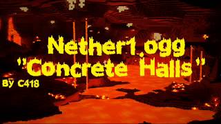 Minecraft Nether Music 14  Concrete Halls Nether1ogg [upl. by Luap38]