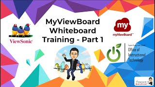 MyViewboard Whiteboard Training Part 1 [upl. by Assiralk11]