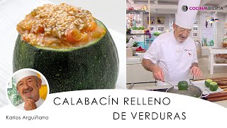 CALABACINES RELLENOS 🥒​ Receta vegetariana muy FÁCIL de Karlos Arguiñano 👨🏻‍🍳​ Cocina Abierta [upl. by Elata]