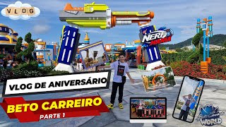 VLOG de ANIVERSÁRIO no BETO CARREIRO parte1 vlog funny funnyvideo funnymoments diy pov [upl. by Tova]