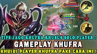 CARA MAIN KHUFRA TERBARU❗TRIK PAKE KHUFRA❗GAMEPLAY KHUFRA❗COMBO MONTAGE KHUFRAMOBILE LEGENDS mlbb [upl. by Siroval333]