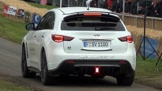 Infiniti FX Vettel BRUTAL Sound [upl. by Asirrak90]