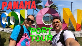 Colon Panama Full Port Tour amp Review Panama Canal 2024 MSC Divina Cruise Port [upl. by Naitsyrk587]