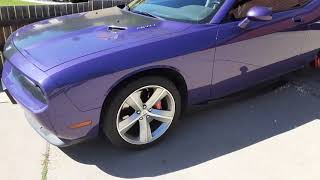 Plum Crazy 2010 Dodge Challenger SRT8 rusty quarter Panels  Part 2 [upl. by Adnilema]