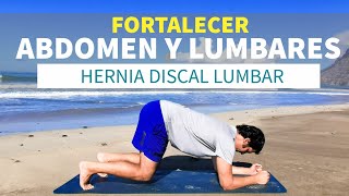 🔴 HERNIA DISCAL LUMBAR  Tonifica Tu ABDOMEN y LUMBARES de Forma SEGURA ✅  Rutina Apta para Mayores [upl. by Ahsiena]