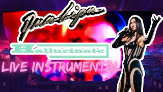 Dua Lipa  Hallucinate Live Instrumental w Tech Dance Break Future Nostalgia Tour [upl. by Reggi962]