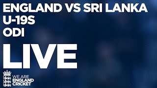 🔴 LIVE England U19s v Sri Lanka U19s  2nd ODI [upl. by Short411]