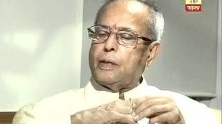 UPA Presidential candidate Pranab Mukherjees exclusive interview with ABP Ananda [upl. by Philippa243]