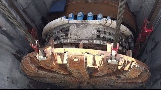 Mammoet  Recovery of a stuck tunnel bore in Seattle [upl. by Koziel]