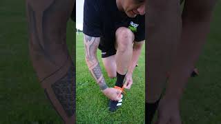 TIP FOR KICKERS LACING YOUR RUGBY BOOTS [upl. by Teagan22]