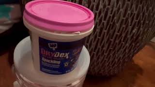 Drywall Repair Kit DAP Drydex Spackle Patch Wall Joint Compound Review [upl. by Nnairb]