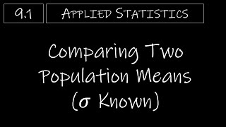 9 Statistical Inference with two populations  Statistics for Data Science [upl. by Francklin399]