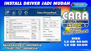 Cara Install Driver Windows 7 dengan WanDrv Easy Driver Pack [upl. by Garrek459]