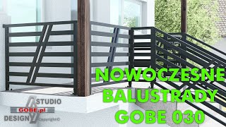 Balustrady Nowoczesne GOBE 030 [upl. by Euginimod]