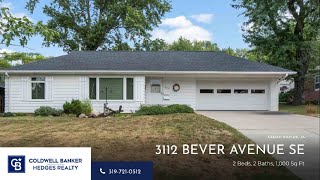 3112 BEVER AVENUE SE CEDAR RAPIDS IA MLS  202304752  Coldwell Banker Hedges Realty [upl. by Myriam]