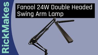 Fanool 24W Double Headed Swing Arm Lamp [upl. by Arytal255]