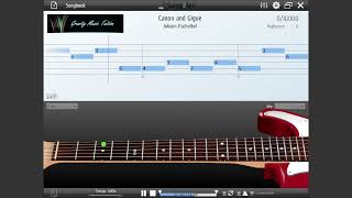 Guitar Practice  Canon in D  Tab amp Play Along [upl. by Faulkner]