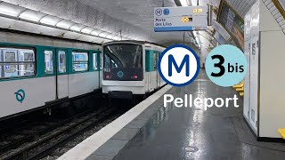 Paris Métro 3bis MF67 – Pelleport [upl. by Janenna]