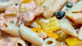 Pasta con sugo di peperoni e robiola [upl. by Arakal]