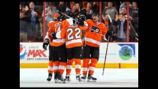 Philadelphia Flyers 1011 Playoff Goal Horns [upl. by Rednasela]