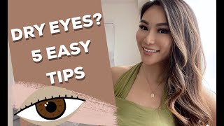 How To Treat Dry Eyes 5 Easy Ways At Home [upl. by Cerracchio]