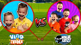 Drone Catches VLAD AND NIKI VS NINJA KIDZ AT HAUNTED SCHOOL NINJA KIDZ TV IN REAL LIFE [upl. by Emanuele970]