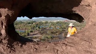 Hole in the Rock at Papago Park In Phoenix Arizona [upl. by Nitsud]