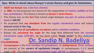 Baeyers Strain Theory [upl. by Annaj137]