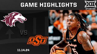 Southern Illinois vs Oklahoma State Game Highlights  202425 Big 12 Mens Basketball [upl. by Botti226]