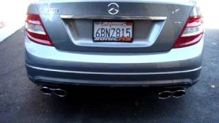 W204 C300 Meisterschaft exhaust clip [upl. by Lecroy]