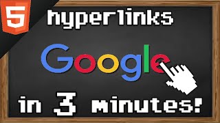 Learn HTML hyperlinks in 3 minutes 👈 [upl. by Sirraf]