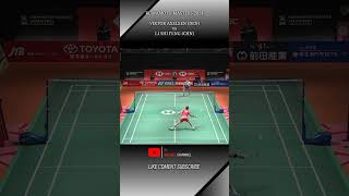 World Class rally axelsen vs li shi feng bwfworldtour kumamotomasters2024 japanmasters2024 [upl. by Cole]