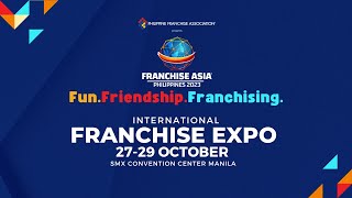 Franchise Asia Philippines  FAPHL 2023 Hosting  International Franchise Expo  SMX Manila [upl. by Oirazan277]