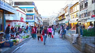 Leh ladakh walking Street main bazaar [upl. by Nilkoorb]