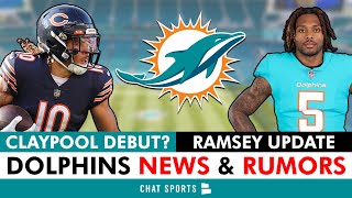 Dolphins News Jalen Ramsey Injury Update  Chase Claypool Playing  Latest Dolphins Injury Report [upl. by Otrebire898]