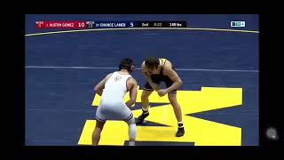 Austin Gomez Wisconsin vs Chance LamerMichigan [upl. by Ahtaela]