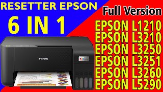 Resetter Epson L1210 L3210 L3250 L3251 L3260 L5290 Full Version [upl. by Ailiec]