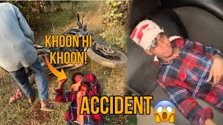 Ride par Jaatey Waqt Dost ka Hua Khatarnaak Accident 😭 Emotional 😞😞 india ladai [upl. by Laoj807]