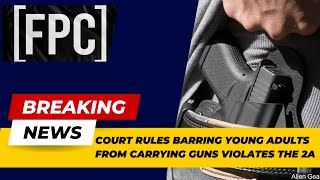 Breaking Law Banning Young Adults From Carrying Firearms StruckD Down [upl. by Yoo]