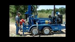 RockBuster R100 Portable Water Well Drilling Rig [upl. by Laeira567]